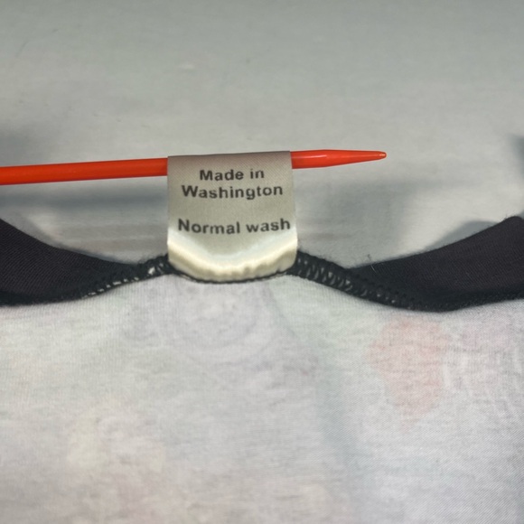 Gray Beetlejuice Fit n’ flare top. Size S. Made in Washington! - Picture 3 of 8